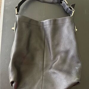 Coach Penelope Hobo Shoulder Bag - F16535 - Black Pebbled Leather